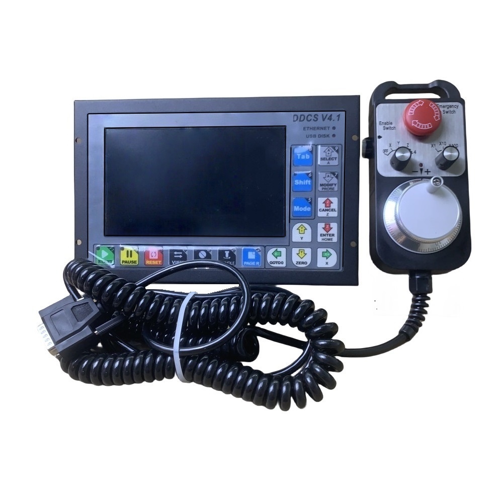 مجموعة وحدة تحكم الحركة CNC DD - مراجعة Ddcs V4.1 4 Axis Cnc Offline Controller وسعره